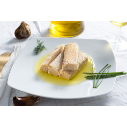Loins of Bonito del Norte (White Tuna) in Olive Oil 400g - Basque Seafood Loins of Bonito del Norte (White Tuna) in Olive Oil 400g - Basque Seafood