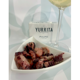 Octopus in Olive Oil 111g tin by Yurrita Octopus in Olive Oil 111g tin by Yurrita