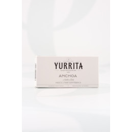 Anchovy Fillets in Olive Oil 50g tin by Yurrita