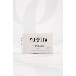 Razor shells in brine 111g tin by Yurrita