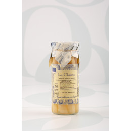 White Organic Asparagus 250g jar by La Churta