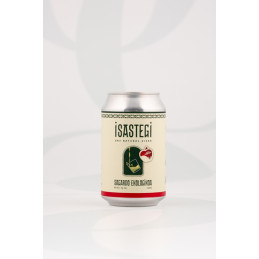 Organic Natural Cider "Euskal Sagardoa" four 33cl cans by Isastegi