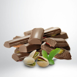 Milk Chocolate 45% with Pistachios and Stevia